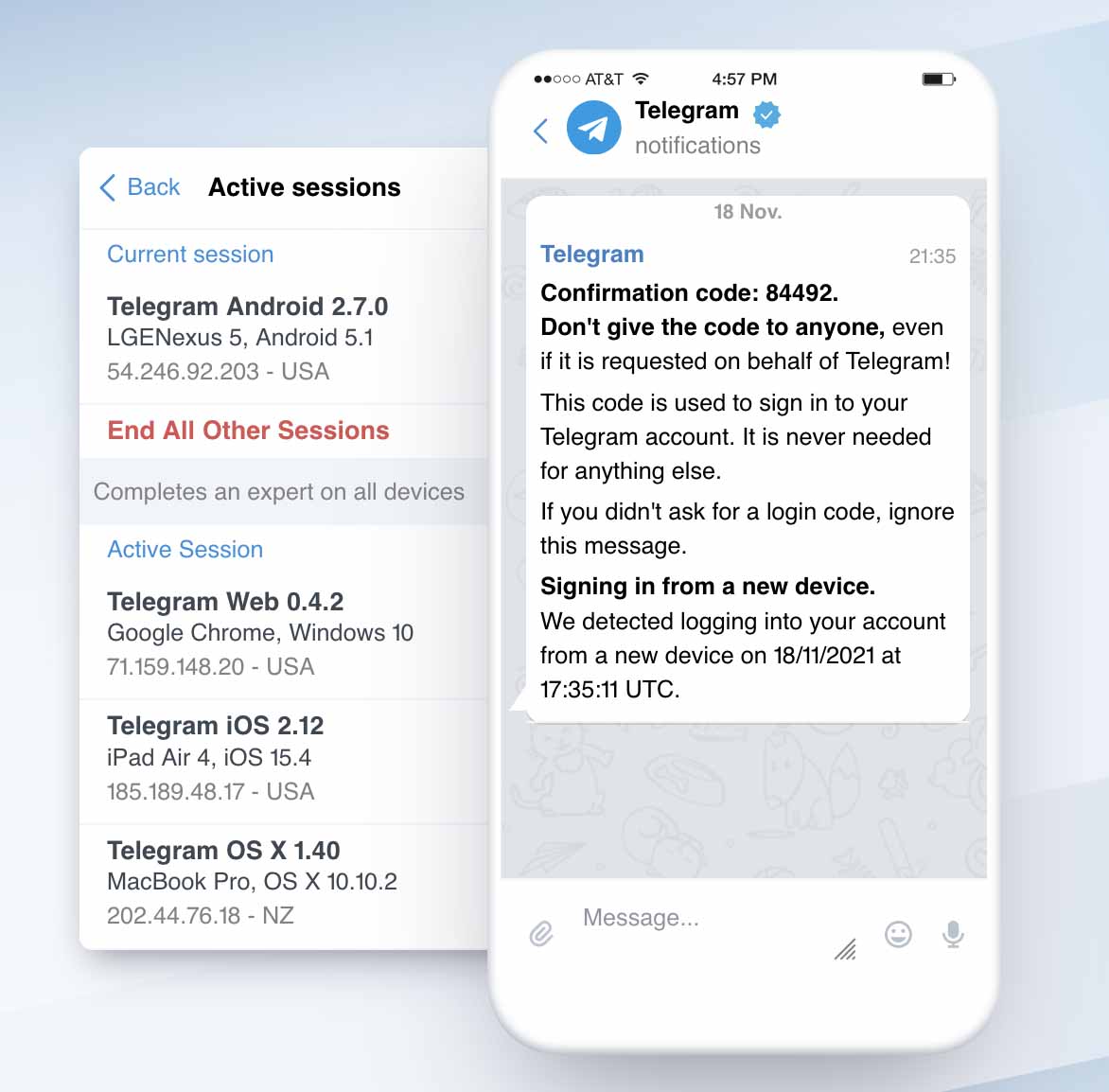 Est-il possible de récupérer un groupe Telegram piraté ?